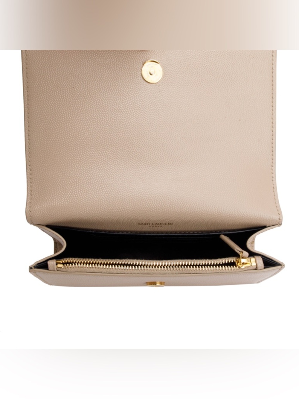 Saint Laurent Kate Belt Bag Grain De Poudre Dark Beige, brand new! - Picture 4 of 6